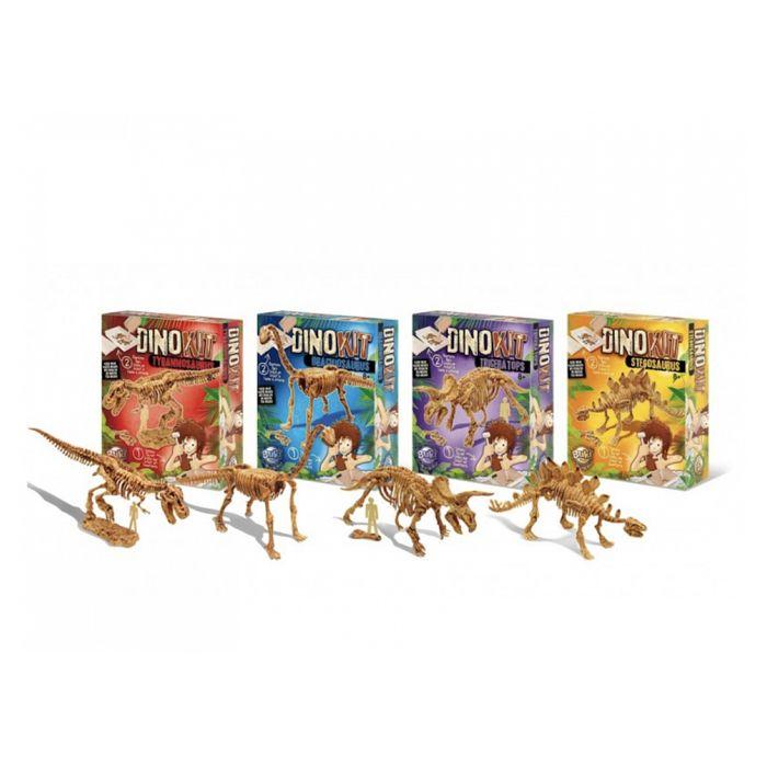 Jeu Scientifique - BUKI FRANCE - 439TYR - Dino Kit - Tyrannosaure - Bloc À Creuser Et Squelette À Assembler