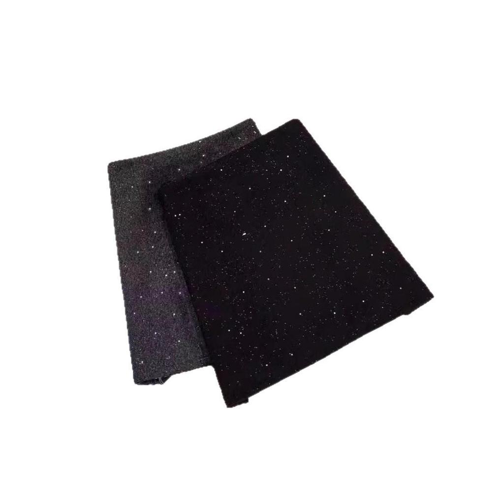 2025 Winter Women's High-End Retro A-Line Sparkly Woolen Short Skirt
