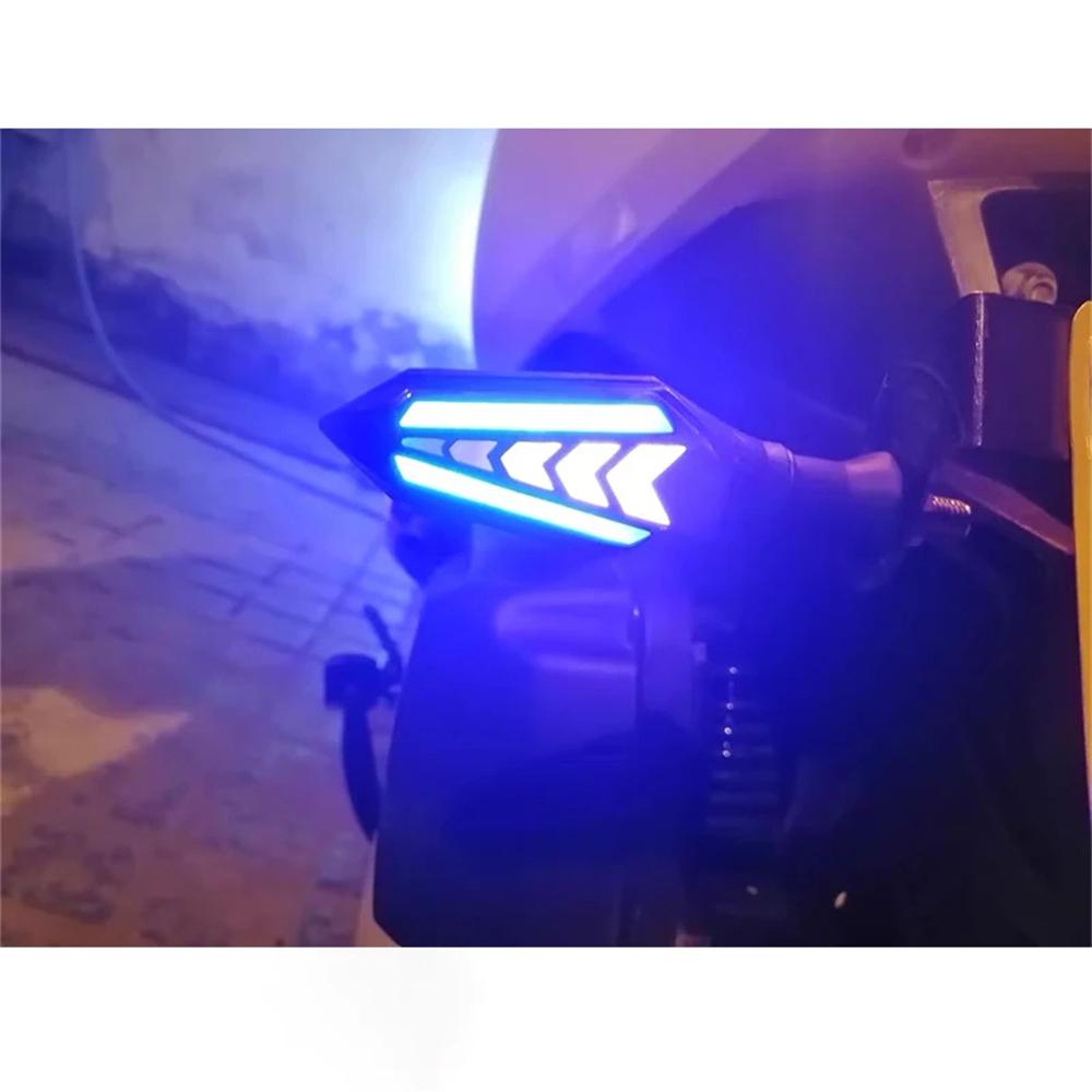 Motorcycle LED Turn Signal Lamp Sequential Flowing Flash Indicator Lights Running Light Arrows LED Motorcycle Turn Signals Lamp
