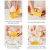 3pcs Effortless Egg Shell Separator Cylindrical Egg Breaker Household Egg Crackers  Baking