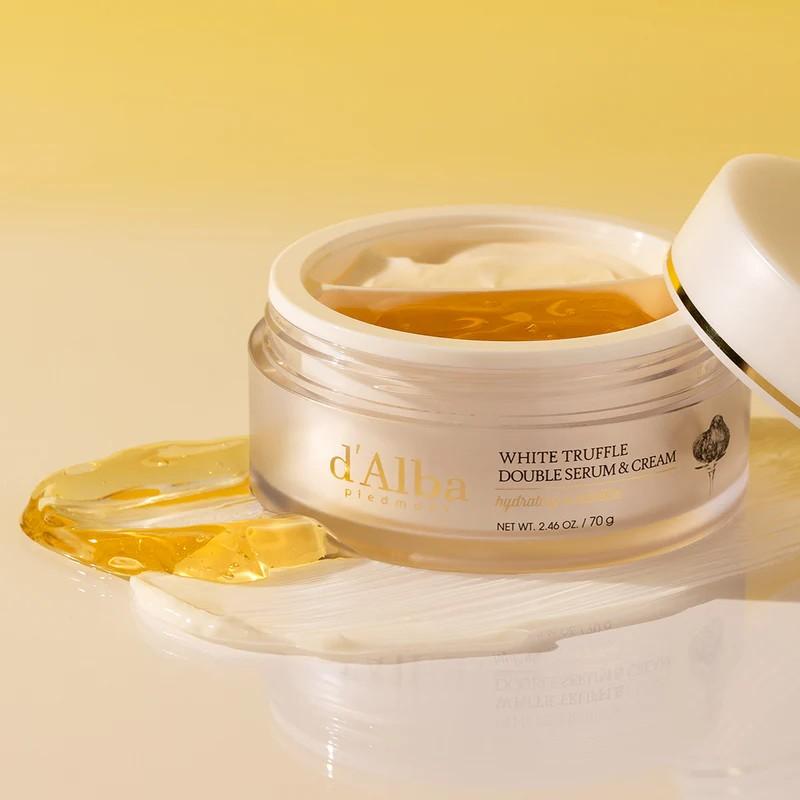 D’ALBA Vegan White Truffle Double Serum and Cream 70g