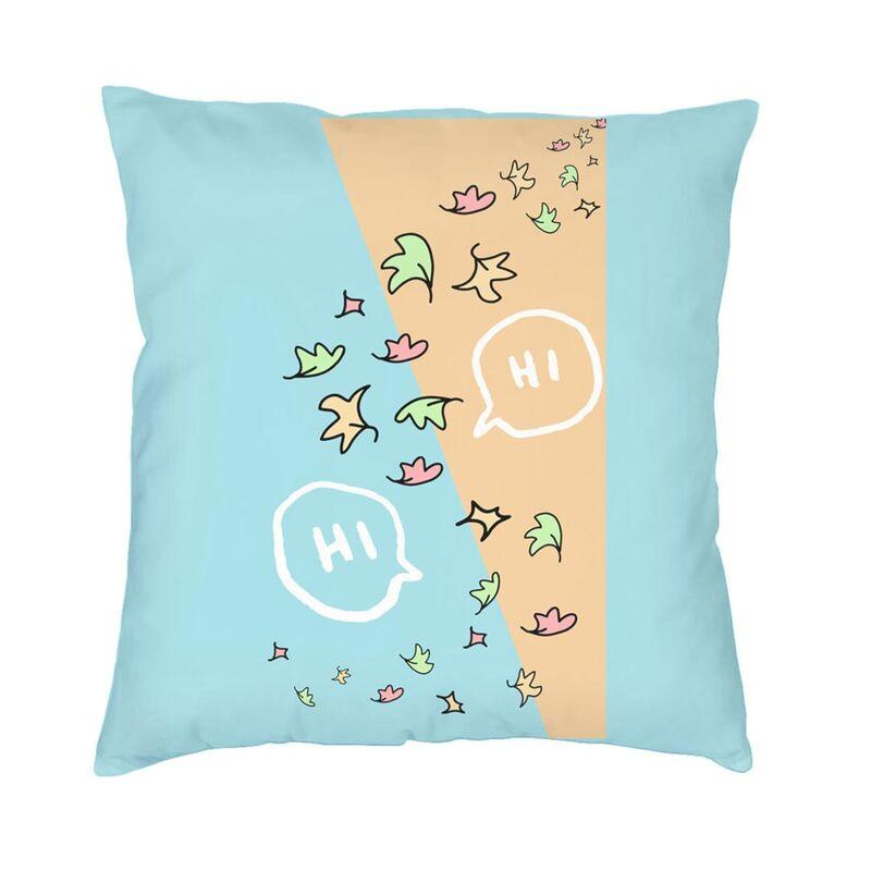Helenal Unisex Heartstoppers Hi Cushion Cover Double Side 3D Printing Throw Pillow Case For Car Fashion Pillowcase Home Decor