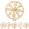 EXCEART Set of These Wooden Tops Can Be Traditional Fun Wooden Hand-Spinning Tops, Unpainted, 20. Hand-spinning Painted. DIY, Painting, Toy, Toy.
