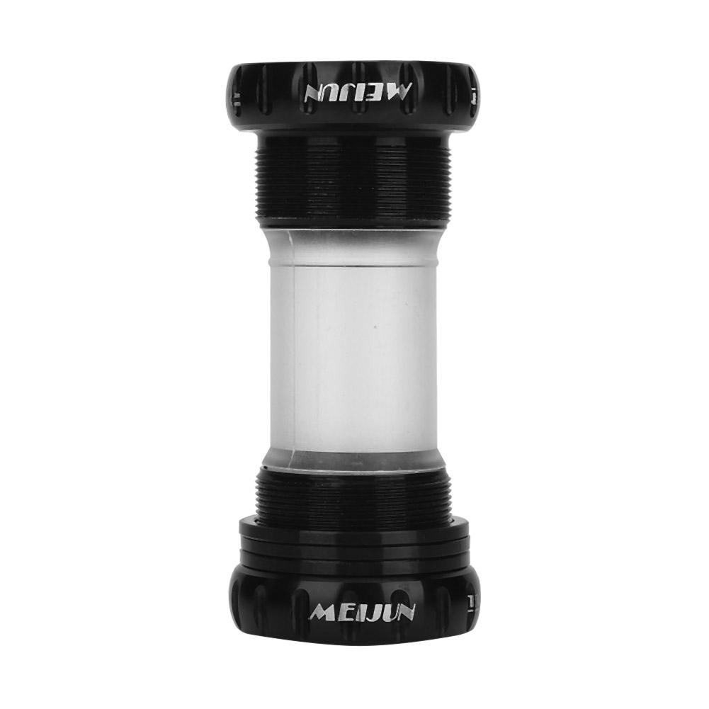 Mountain Bike Chain Wheel Bottom Bracket Thread Integrative Crankset Bearings (Black)