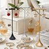 Aluminum Zinc Zinc Alloy T-Shape Earring Display Stand Dangle Jewelry Ring Organizer  Jewelry Storage