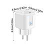 Home EU Plug Outlet 20A High Power Socket Voice Control Remote Timers With/Without Energy Monitoring
