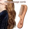 Natural Wooden Comb Anti-Static Handcrafted Hair Styling Comb  Long Wide Tooth Detangle Massage Hair Care Combs Styling Tool