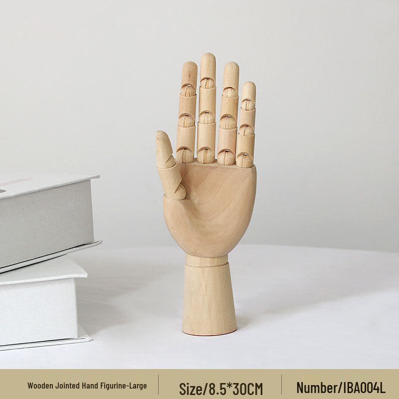 Jointed Wooden Puppet Doll: Handcrafted Human Body Ornament & Decompression Gadget.