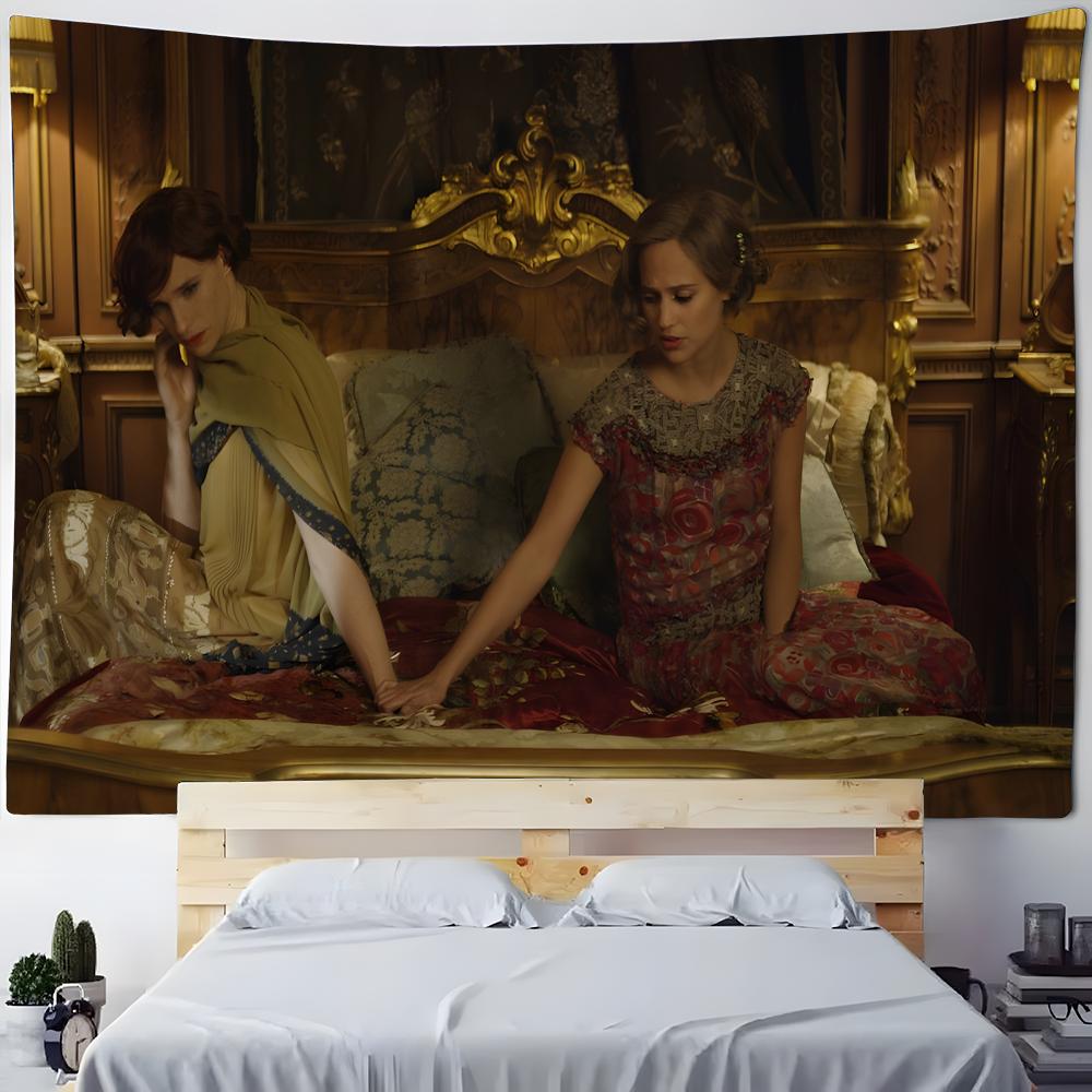 Tapestry Anime Tapestry Wall Hanging Bohemian Wall Tapestries Mandala Home Decor Accessories T-The Danish Girl