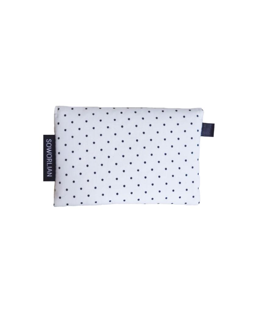 Soworlian Simple Card Wallet_Mini Dot White