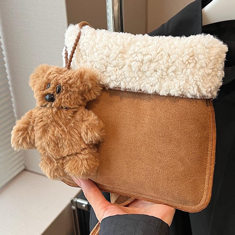 Simple and Cute, Patchwork, Cute Single-shoulder Bag, Trendy and Fashionable Crossbody Women's Bag