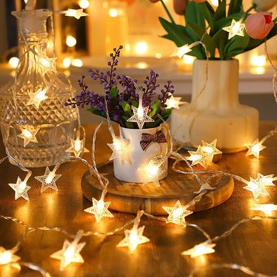 LED Star & Ball String Lights for Celebrations