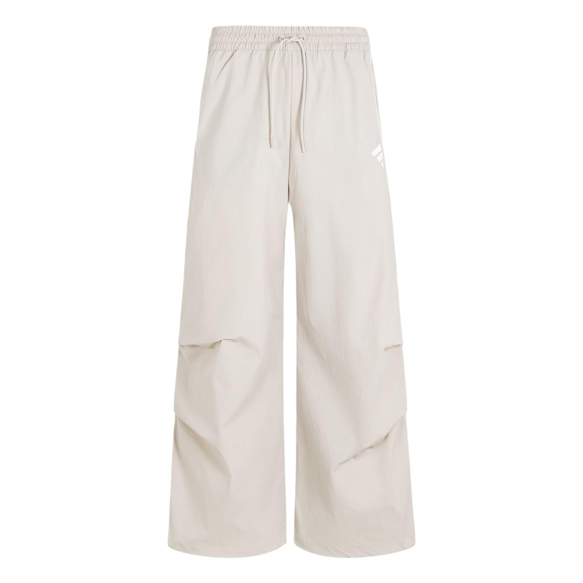 

Adidas FOS Tracksuit Bottoms Comfortable Wide Leg Knitted Sports Pants Women Bottoms Miracle-Bauxite-Brown Bright-White JY8075 XL