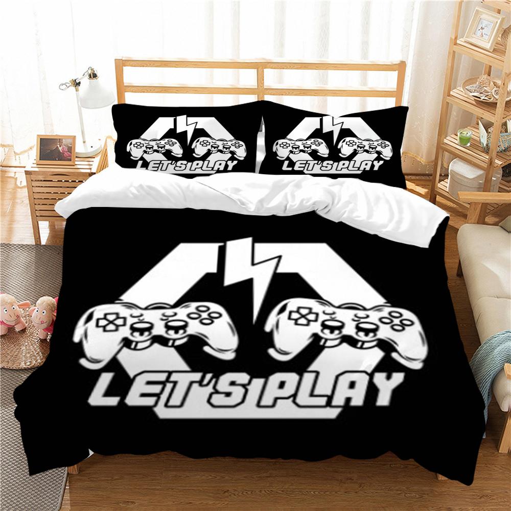 Bedding Suit 3D Gamepad Print Home Bedclothes Hot Sale Bedroom Decor Stylish Comforter Cover Set
