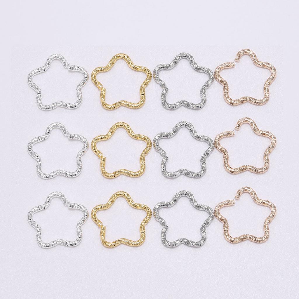 30-100 Stück/Los 8-20 mm Goldene Biegeringe Runde Gedrehte Sprengringe Verbinder Für DIY Schmuckzubehör Herstellungsbedarf