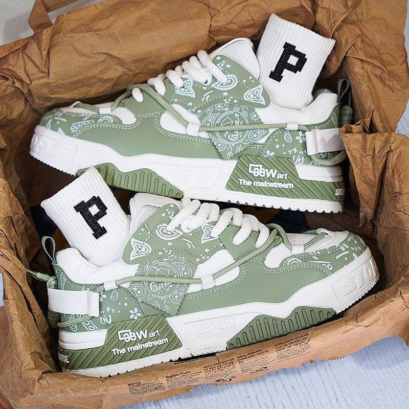 Shoes men's autumn breathable men's shoes versatile sports board shoes young and young increase height niche casual trendy shoes