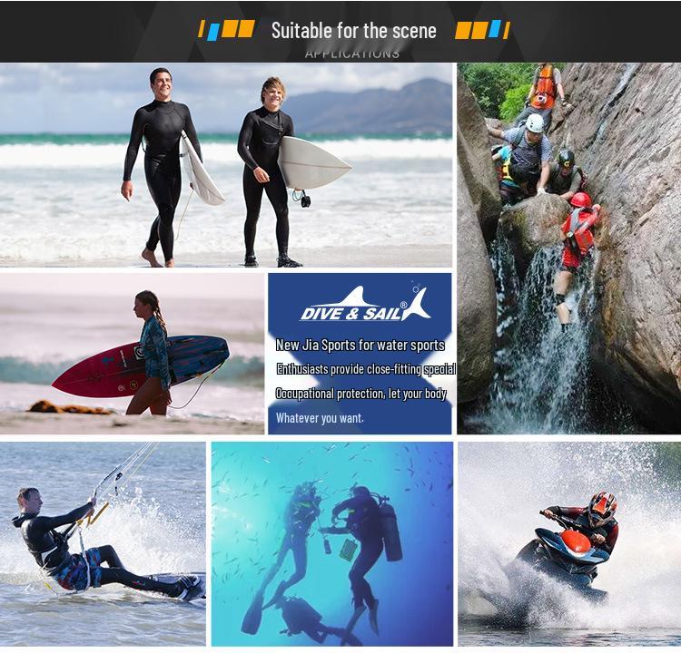 Women's 3MM Super Stretch Long Sleeve Wetsuit for Snorkeling, Surfing, and Diving