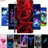 Leather Flip Case For Huawei Nova Y70 Plus Case Flowers Magnet Phone Cover For Huawei Nova Y70 Plus Case Y 70 Plus Funda Coque