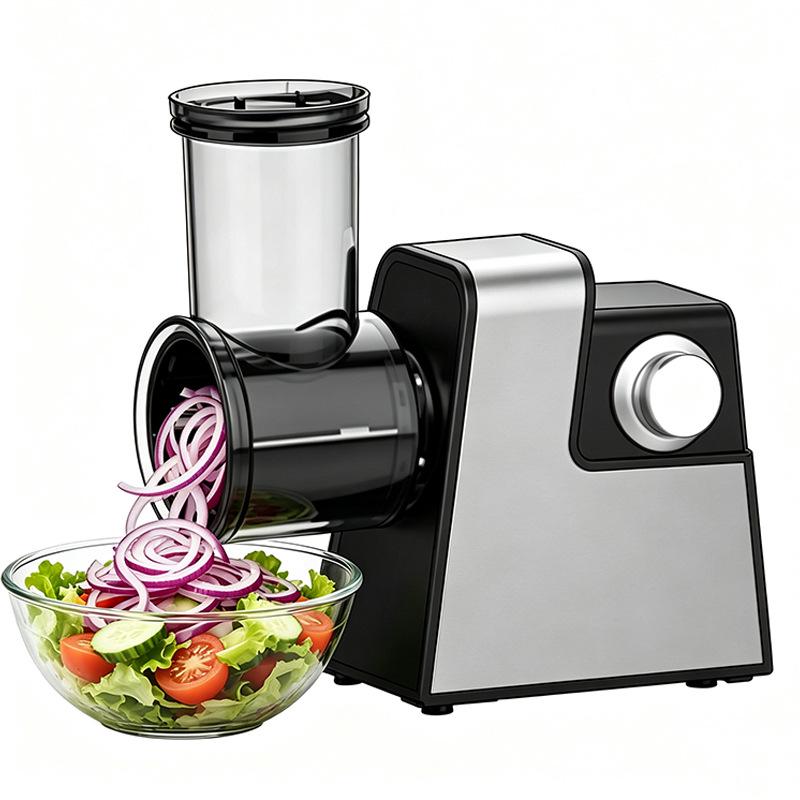 Dual-Speed Multifunction Electric Vegetable and Meat Grinder with Sausage Stuffer & Slicer