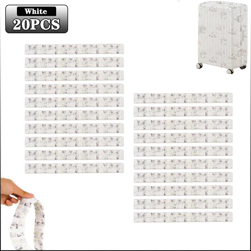 10-40CS Suitcase Dust Cover Universal Full Coverage Non Woven Disposable Travel Luggage Storage Protector Rainproof Case