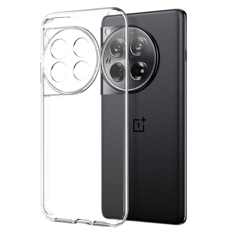 NORTHJO Für OnePlus 12 5G Hülle Stoßfestes TPU Handyhülle mit 3D Gebogener Panzerglasfolie