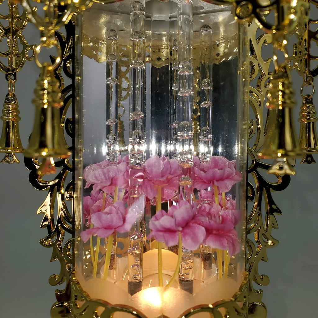 Urushi Product Bon Festival Lanterns, Bubble Lanterns, Size 5, Clear, Pair