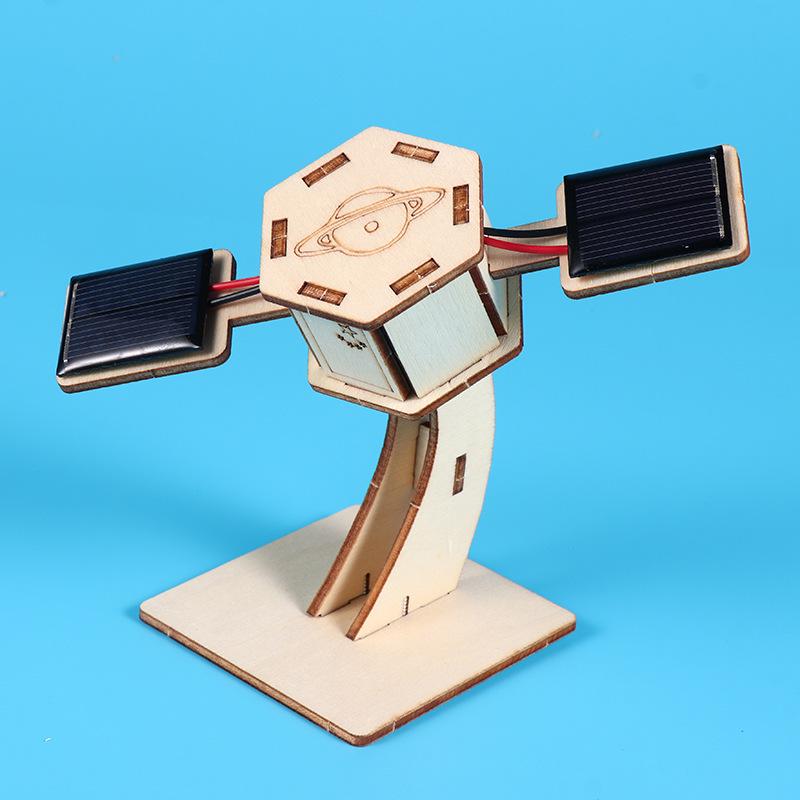 Mini Solar Satellite DIY Educational Science Kit for Kids