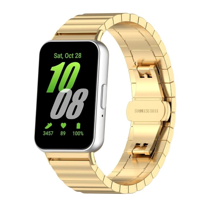 Stainless Watch Bands for Fit 3 Quick Release Strap Replacement Bands Wristband Sweatproof Bracelets Belt