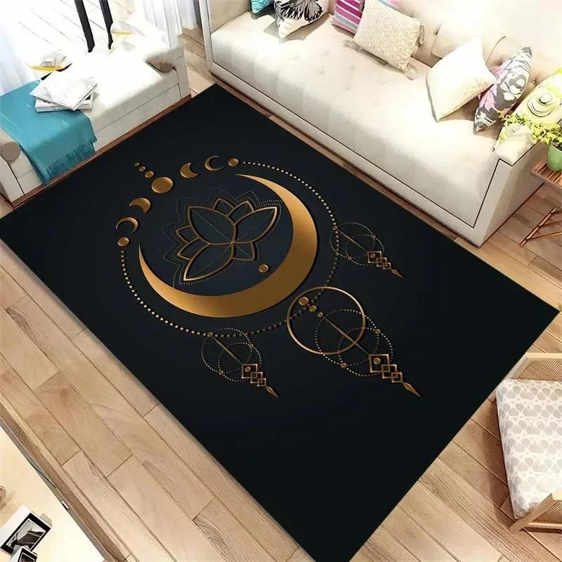 Tarot Pattern Floor Mats Door Decoration Home Living Room Floor Mats