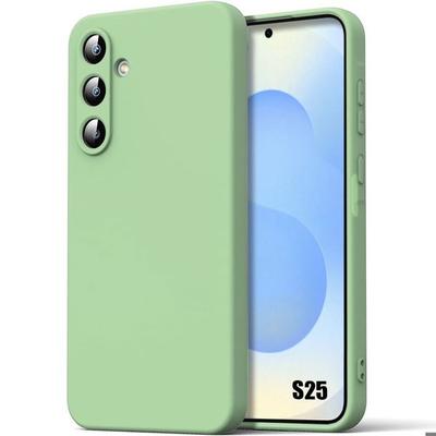 Case for Samsung Galaxy S25, Soft Flexible Silicone Green - BOOLING®