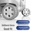 Thickened Silicone Protective Suitcase Cover with Wear-Resistant Wheels and Anti-Dirty Shield