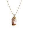 Vintage Special-Shaped Pendant Necklace Natural Baroque Pearl High-End Style Neck Jewelry Women