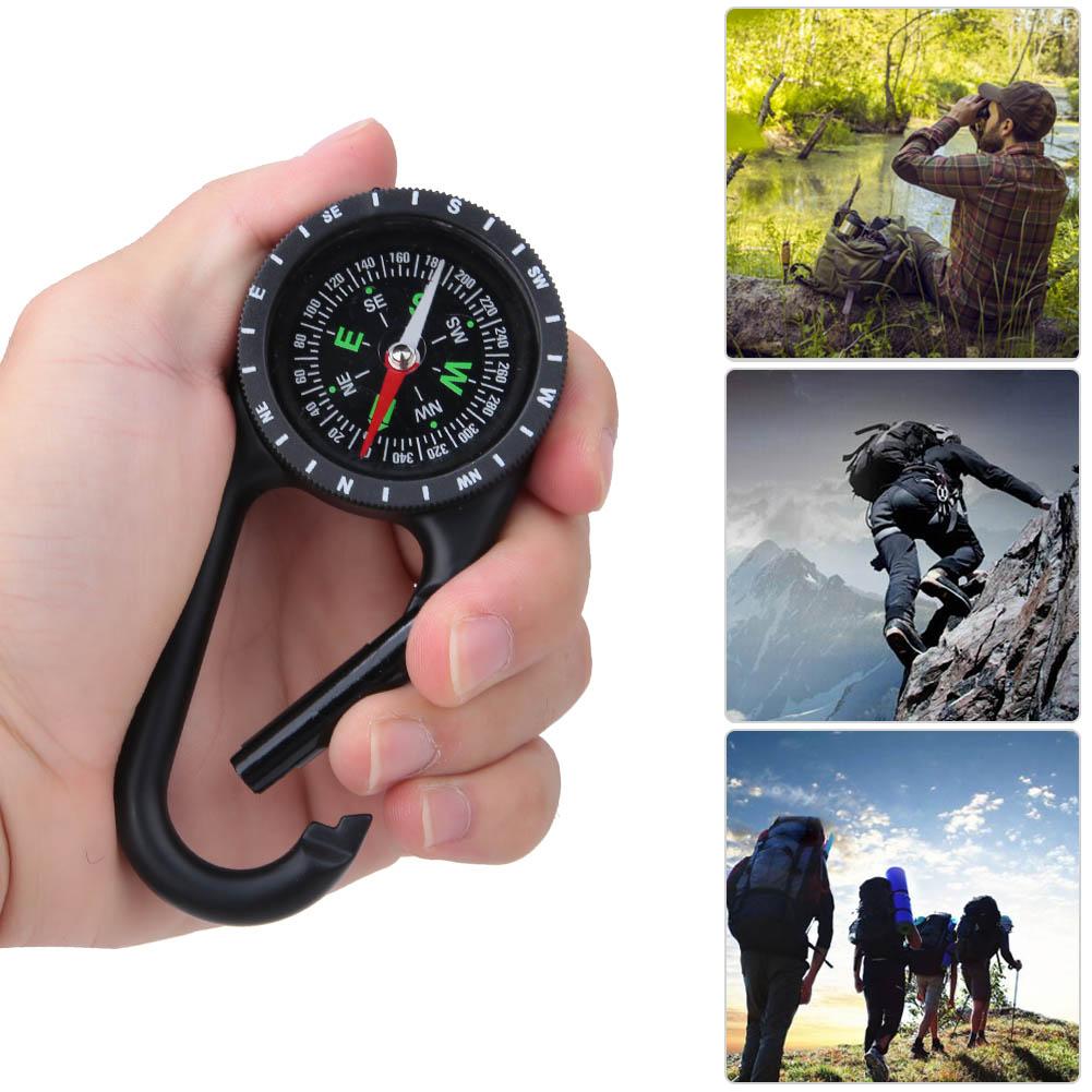 Carabiner , Zinc Alloy, with Graduated , Outdoor Navigation Tools, Compact and Lightweight, for Hiking, Camping, Outdoor Activities
