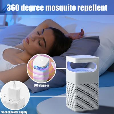 Inhalation-type Mosquitos Killers Lamp, Household Purple Light Mosquito Repellents, Mosquitos Luring Light Contact Lamp, Outdoor Mosquitos Killers