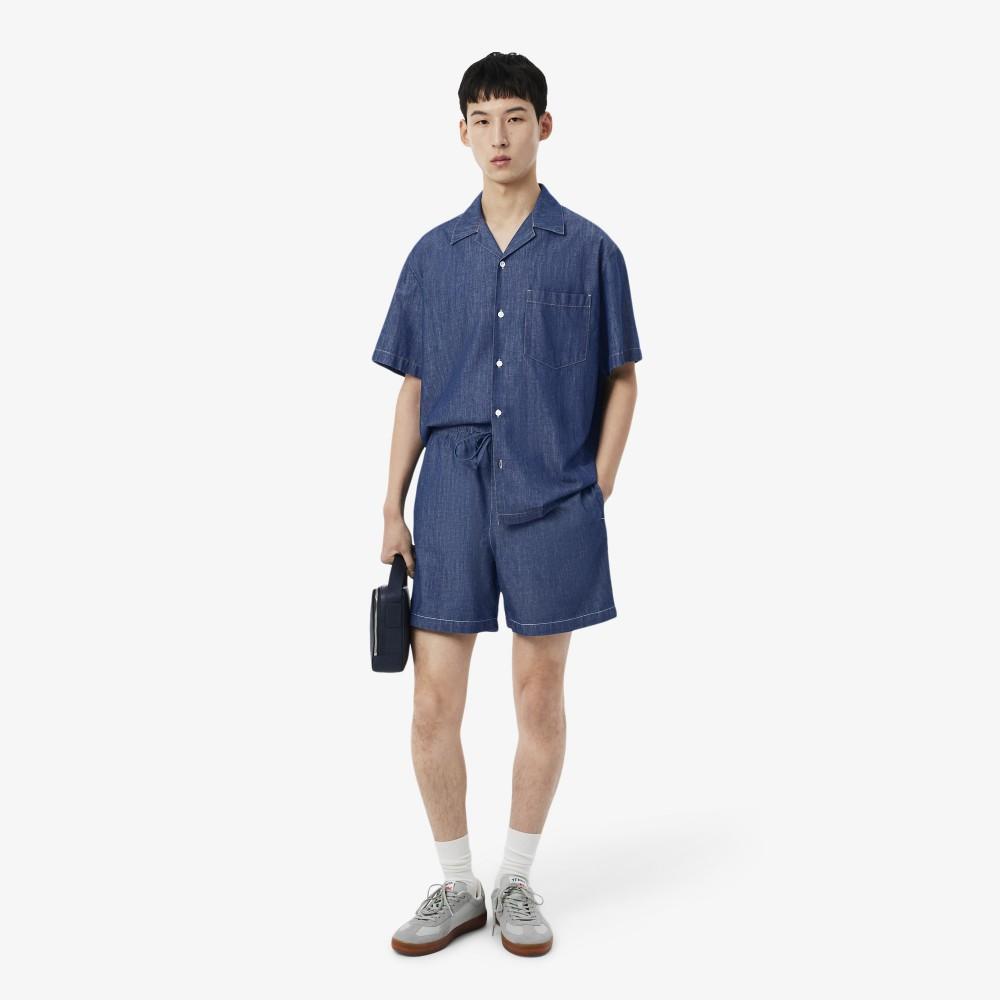 [lacoste] Men s Relaxed Fit Denim Shorts GH1856-56GMK9 3