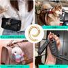 [Rinimie] 10pcs Round Carabiner Keychain Circle Key Ring Inner Diameter