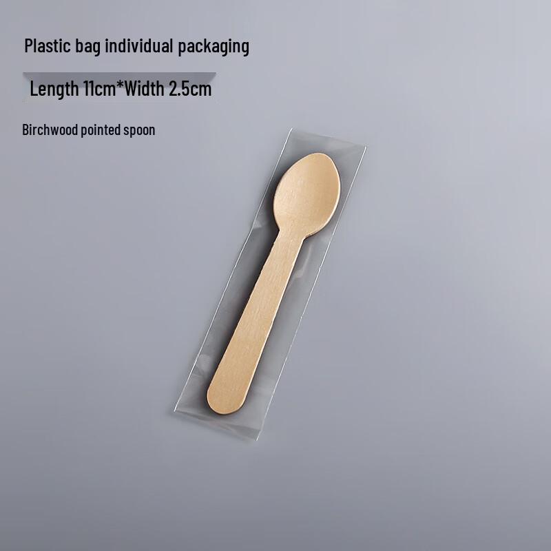 Disposable Birchwood Pointed Spoons