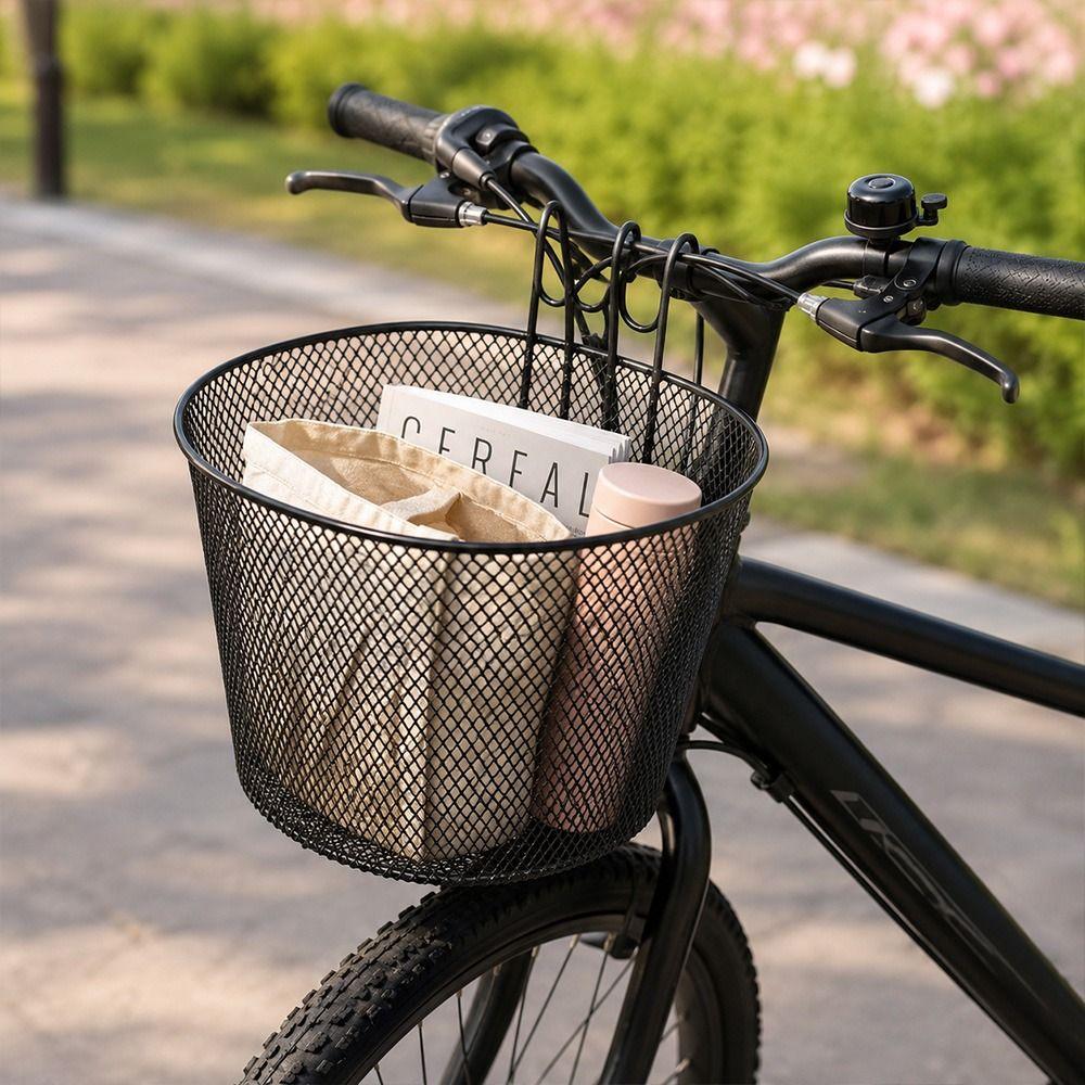 Iron Rear Hanging Basket 28*23*23cm Handlebar Shopping Storage Basket New Bike Front Basket