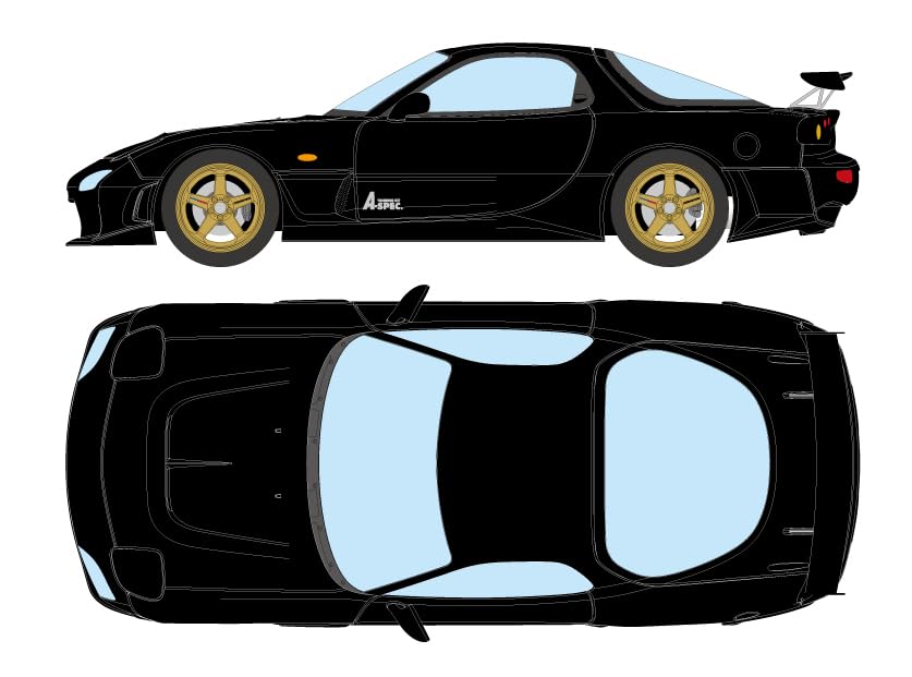 EIDOLON Scale Mazda Mazdaspeed GT Concept Black Finished Product 1/43 RX-7 (FD3S)