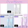 Apple Iphone15 Charging Cable With True Liquid Silicone Fast Charge For Home And Office Use