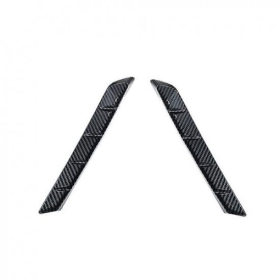 Carbon Fiber Exterior Tail Light Lamp Lower Strip Trim For Toyota Camry 2018-23