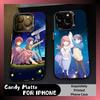 TNK Anime T-Tsukasa Tonikaku K-Kawaii Handyhülle Für iPhone 16 17 15 14 12 13 Pro Max Schwarz Candy Matt Stoßfeste Hülle