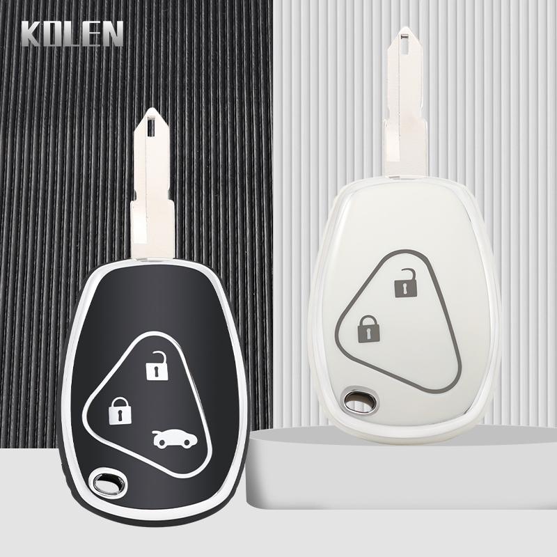 Tpu Car Remote Key Fob Case Cover For Renault Megane Modus Espace Laguna Duster Logan Dacia Sandero Fluence Clio Kango 2 Button