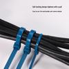 Metal Detectable Self-Locking Blue Zip Ties for Food, Pharmaceutical, and Medical Use