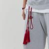 Korean Traditional Gyudorae Knot Tassel Belt, Midi, Red