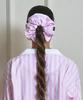 Vinaj Jenny Stripe Scrunchie (Baby Pink)