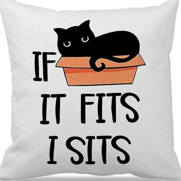 Kitten Gift Pillowcase Cute Pet Printed Linen Pillow Cushion Cover Bedside Living Room