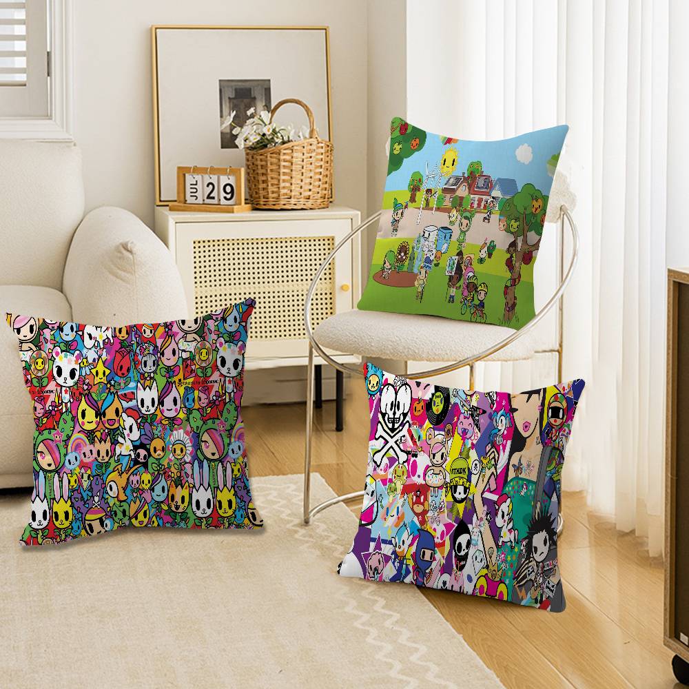 Japan T-Tokidoki Personalized Pillow Cover Kids Bedroom Wild Party Decor Pillowcase Kid Birthday Shower Gift