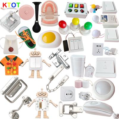 Acessórios para Board Ocupado DIY Educação Montessori Brinquedo de Madeira Treinamento Cognitivo Habilidades de Aprendizagem Infantil Educação Infantil Jogo de Madeira