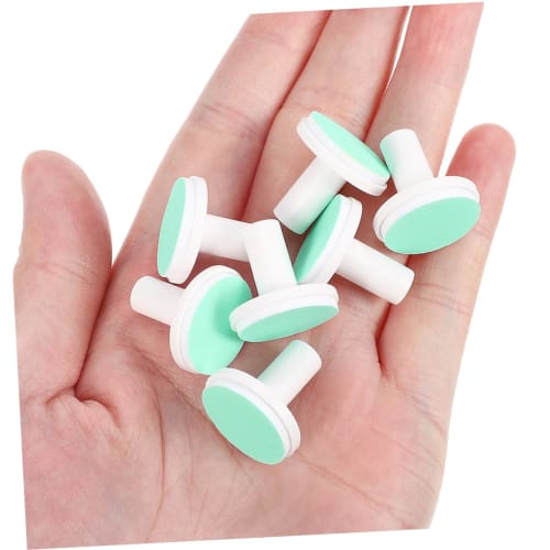 FRCOLOR Baby Nail Trimmer Replacement Pads, 10-Pack, Gentle Nail File Pads for Electric Nail Care, Multi-Purpose Replacement Heads for Toddlers